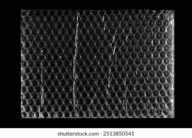 Plastic texture background, bubble wrap design