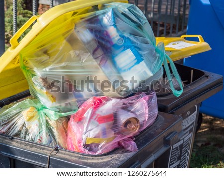 plastic tonne garbage