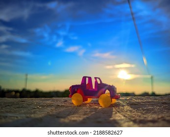 A Plastic Plastic Toy Car Macro Photography 