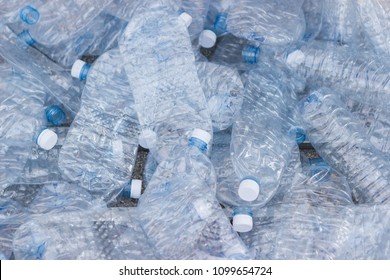 Plastic waste - plastic bottles, Concept of recycling the Empty used plastic bottle 