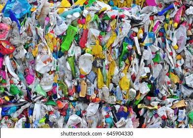 Plastic Waste Bottles Polyethylene Recycling