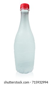 Plastic Water Bottle Bowling Pin Shape With Clipping Path