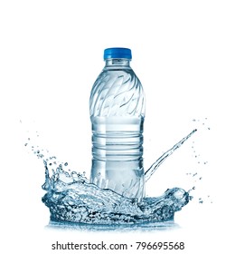 Plastic Water Bottle Splash