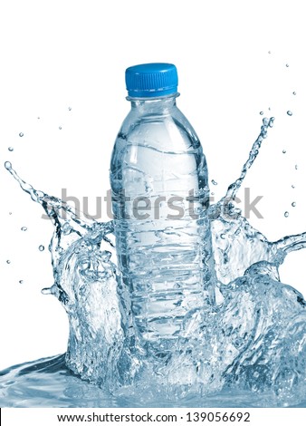Download Plastic Water Bottle Splash Stock Photo (Edit Now ...