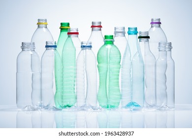 Plastic water bottles causing white pollution