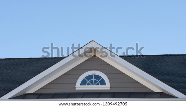 Plastic Wood Roof Decoration Gable Corbel Royalty Free Stock Image