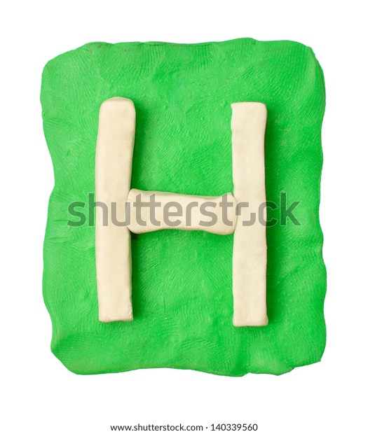 Plasticine Letter Isolated On White Background Stock Photo (Edit Now ...