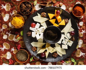 plate of cheese - Shutterstock ID 788107975