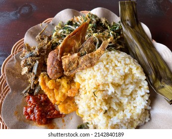 Plate Delicious Traditional Indonesia Food Corn Stock Photo 2142840189 ...