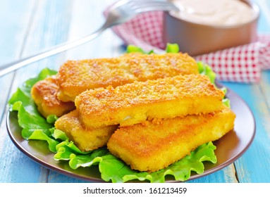 Plate Of Fish Fingers