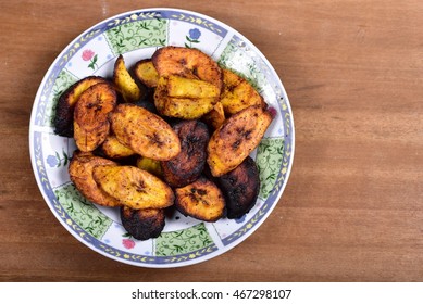 A Plate Of Fried Plantain