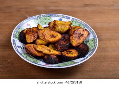 A Plate Of Fried Plantain