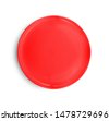red plate isolated