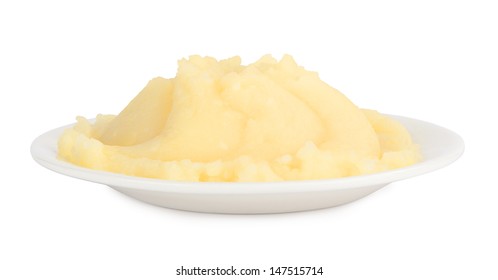 Plate of mashed potato 