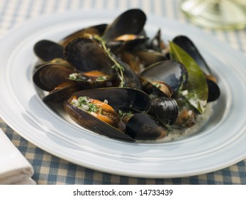 Plate Of Moules Mariniere