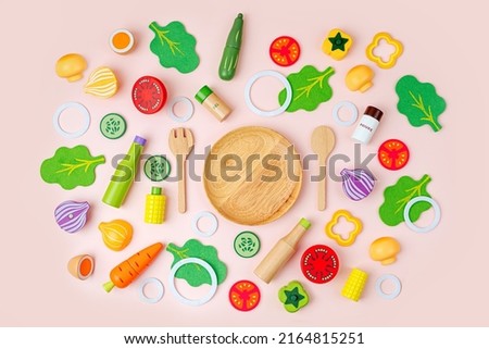 Similar – Image, Stock Photo Vegan wooden toy