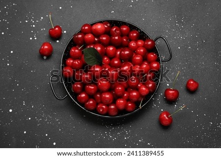 Similar – Image, Stock Photo delicious sour cherries