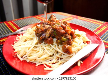 Traditional Italian Spaghetti Bolognese Parmesan Cheese Stock Photo 1872845593 Shutterstock