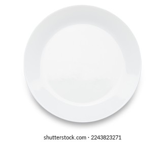 Plate. White plate or dish for cutlery set. Table setting. Concept for restaurants food menu, lunch, dinner. Kitchenware for Kitchen. Macro high resolution photo. Flat lay, top view with copy space.