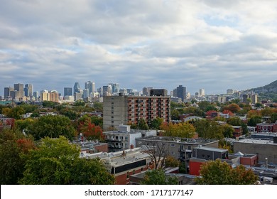 Plateau District Of Montreal From 10th Floor Looking Towards Down Town