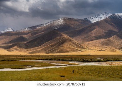 Plateau landforms in northern Xinjiang, China