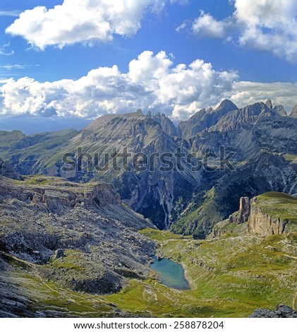 Similar – Blick vom Nebelhorn [1]