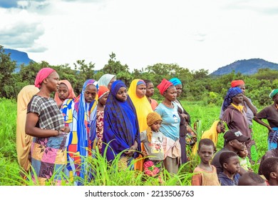 Plateau State - October 26, 2022: Community Sensitization On Covid 19, Health And Water Hygiene Of Indigenous Africa Villages. Election Campaign Meeting. Cancer Awareness Program And Empowerment