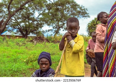 Plateau State - October 26, 2022: Community Sensitization On Covid 19, Health And Water Hygiene Of Indigenous Africa Villages. Election Campaign Meeting. Cancer Awareness Program And Empowerment