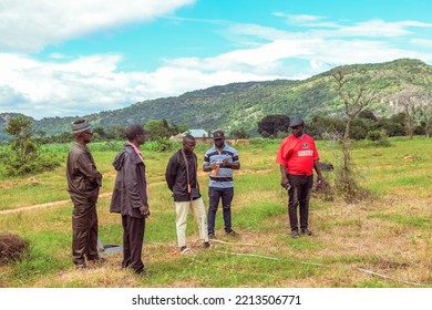 Plateau State - October 26, 2022: Community Sensitization On Covid 19, Health And Water Hygiene Of Indigenous Africa Villages. Election Campaign Meeting. Cancer Awareness Program And Empowerment