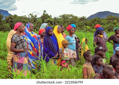 Plateau State - October 26, 2022: Community Sensitization On Covid 19, Health And Water Hygiene Of Indigenous Africa Villages. Election Campaign Meeting. Cancer Awareness Program And Empowerment