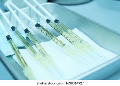 Platelet Rich Plasma Preparation In Needle Injection