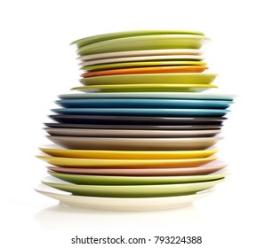 Plates on white - Powered by Shutterstock