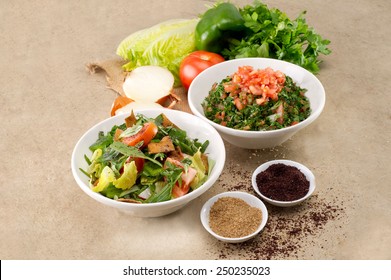 Plate Traditional Arabic Salad Tabbouleh On Stock Photo 249803143 ...