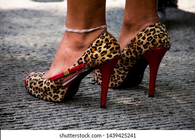 Platform Shoes Big Heels Gay Man Stock Photo (Edit Now) 1439425241