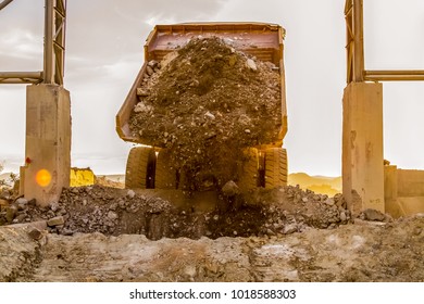 Platinum Mining and processing, Dump Truck for transporting rocks