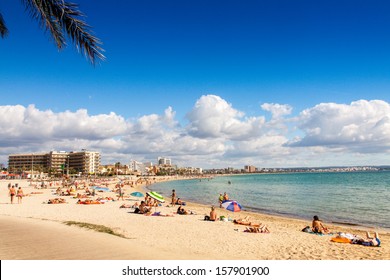 Platja De Palma Beach, Mallorca, Balearic Islands, Spain