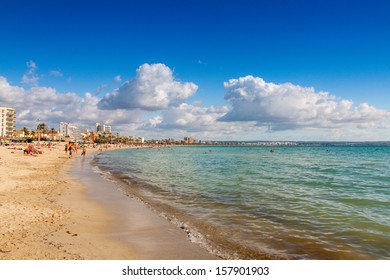 Platja De Palma Beach, Mallorca, Balearic Islands, Spain