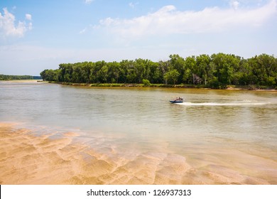 Platte River, West Of Omaha, Nebraska