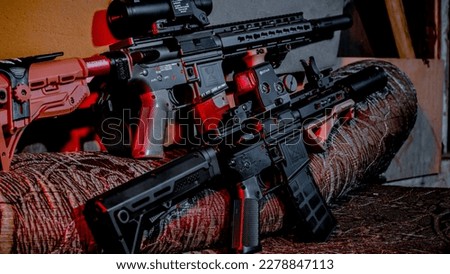 play the game with airsofgun 