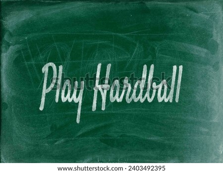 Play hardball - Refers to using aggressive tactics to achieve one's goals or win a negotiation. Keywords: aggression, tactics, negotiation.