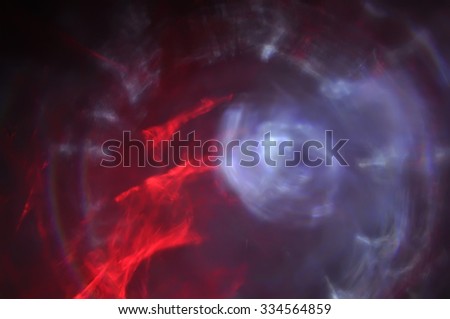 The play of light on a dark background, fractal, surrealism, red
