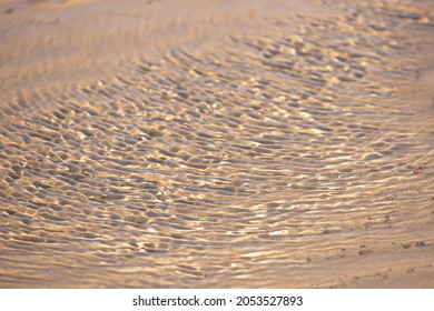 The Play Of Light On A Thin Layer Of Water.