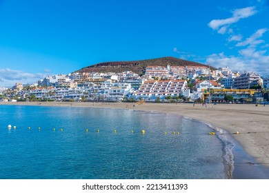 Playa de las Vistas at Tenerife, Canary islands, Spain. - Shutterstock ID 2213411393