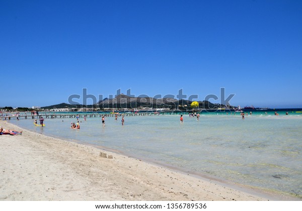 Playa De Muro Alcudia Mallorcamajorca Spain Stock Photo Edit Now