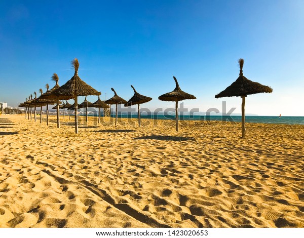 Playa De Palma Beach Palma De Stock Photo Edit Now 1423020653