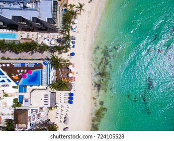 Playa Del Carmen Aerial View