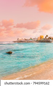 Playa Del Carmen Beach Sunset