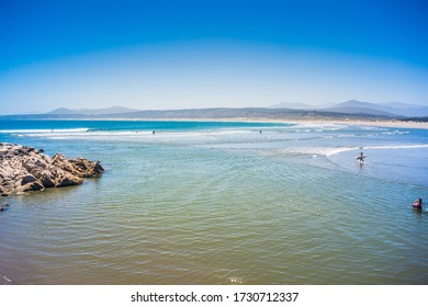 Playa Las Salinas, Beach In The Coast Of Chile.