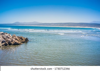 Playa Las Salinas, Beach In The Coast Of Chile.