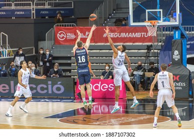 Player In Action In The Endesa ACB League Match Between Mora Ban